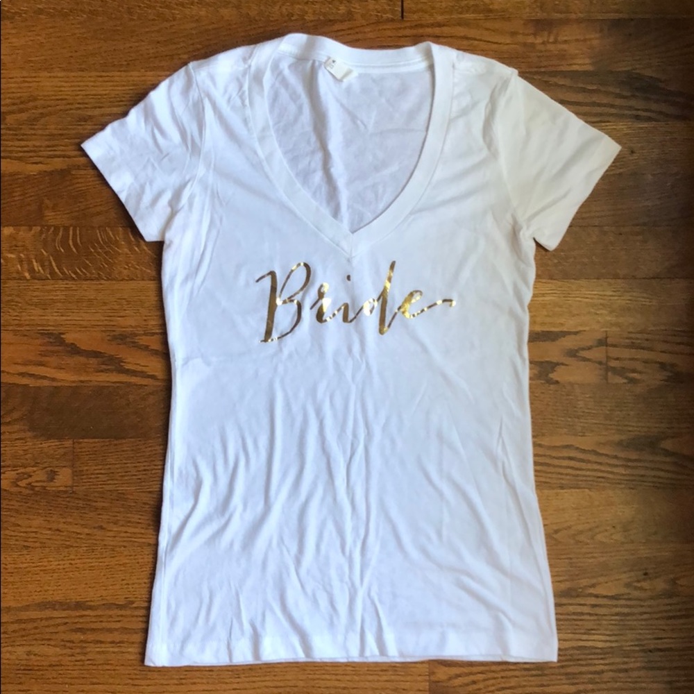 👰💍“Bride” v-neck t-shirt
